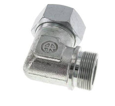 G 1 1/2'' Macho x 38S Codo de acero galvanizado de 90 grados 315 Bar DIN 2353