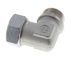 G 1 1/4'' Male x 35L Zinc plated Steel 90 deg Elbow Fitting 160 Bar DIN 2353