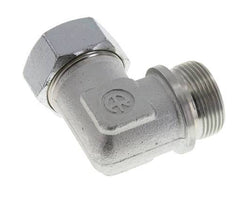 G 1 1/4'' Male x 35L Zinc plated Steel 90 deg Elbow Fitting 160 Bar DIN 2353