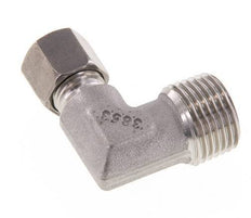 R 1/2'' Male x 8L Stainless steel 90 deg Elbow Fitting 315 Bar DIN 2353