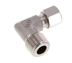 R 1/2'' Male x 10L Stainless steel 90 deg Elbow Fitting 315 Bar DIN 2353