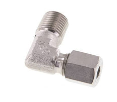 R 1/4'' Male x 6L Stainless steel 90 deg Elbow Fitting 315 Bar DIN 2353
