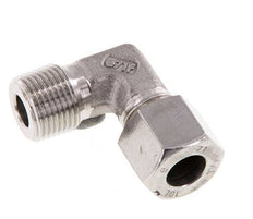 R 3/8'' Macho x 10L Codo de 90 grados de acero inoxidable 315 Bar DIN 2353