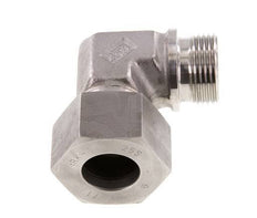 G 1'' Male x 25S Stainless steel 90 deg Elbow Fitting 400 Bar DIN 2353