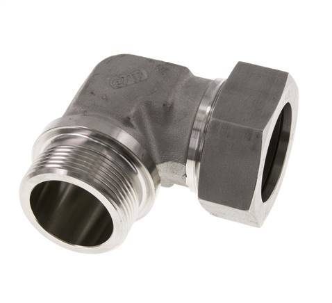 G 1 1/2'' Male x 42L Stainless steel 90 deg Elbow Fitting 160 Bar DIN 2353