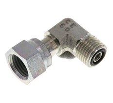 UNF 9/16''-18 x UNF 9/16''-18 M/F Codo de 90 grados de acero galvanizado ORFS 630 Bar - Hidráulico