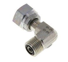 UNF 9/16''-18 x UNF 9/16''-18 M/F Codo de 90 grados de acero galvanizado ORFS 630 Bar - Hidráulico