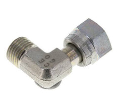 UNF 9/16''-18 x UNF 9/16''-18 M/F Codo de 90 grados de acero galvanizado ORFS 630 Bar - Hidráulico