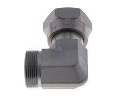 UN 1-11/16''-12 x UN 1-11/16''-12 M/F Codo de 90 grados de acero galvanizado ORFS 250 Bar - Hidráulico