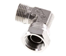 G 1/2'' M/F Stainless steel 90 deg Elbow Fitting 300 Bar - Hydraulic