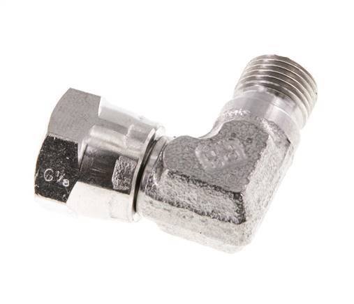 G 1/8'' M/F Codo de 90 grados de acero inoxidable 475 Bar - Hidráulico