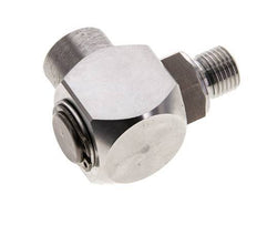 G 1/4'' M/F Codo de acero inoxidable de 90 grados Junta giratoria de alta presión 400 Bar - Hidráulica