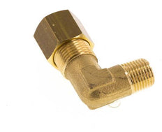 R 1/8'' Male x 8mm Brass 90 deg Elbow Compression Fitting 135 Bar DIN EN 1254-2 [2 Pieces]