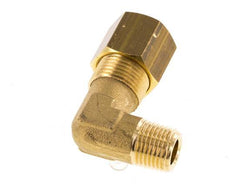 R 1/8'' Male x 8mm Brass 90 deg Elbow Compression Fitting 135 Bar DIN EN 1254-2 [2 Pieces]