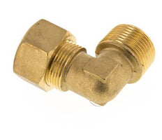 R 3/4'' Macho x 18mm Codo de latón de 90 grados Accesorio de compresión 67 Bar DIN EN 1254-2
