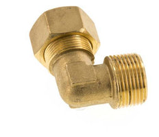 R 3/4'' Macho x 18mm Codo de latón de 90 grados Accesorio de compresión 67 Bar DIN EN 1254-2