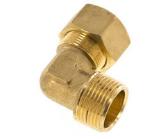 R 3/4'' Macho x 18mm Codo de latón de 90 grados Accesorio de compresión 67 Bar DIN EN 1254-2
