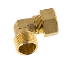 R 3/4'' Macho x 18mm Codo de latón de 90 grados Accesorio de compresión 67 Bar DIN EN 1254-2