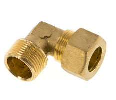 R 3/4'' Macho x 18mm Codo de latón de 90 grados Accesorio de compresión 67 Bar DIN EN 1254-2