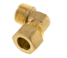 R 3/4'' Macho x 18mm Codo de latón de 90 grados Accesorio de compresión 67 Bar DIN EN 1254-2