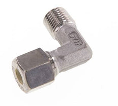 R 1/8'' Male x 8L Stainless steel 90 deg Elbow Compression Fitting 315 Bar DIN 2353