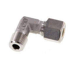 R 1/8'' Male x 8L Stainless steel 90 deg Elbow Compression Fitting 315 Bar DIN 2353
