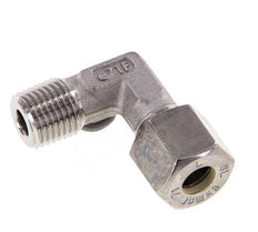 R 1/8'' Male x 8L Stainless steel 90 deg Elbow Compression Fitting 315 Bar DIN 2353