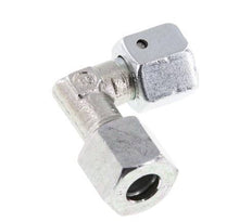 M14x1,5 x 8L Acero zincado Codo ajustable de 90 grados con cono de cierre y junta tórica 315 Bar DIN 2353