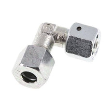 M14x1,5 x 8L Acero zincado Codo ajustable de 90 grados con cono de cierre y junta tórica 315 Bar DIN 2353