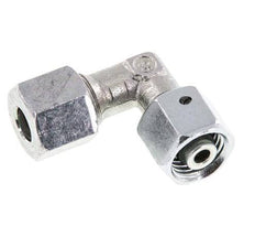 M14x1,5 x 8L Acero zincado Codo ajustable de 90 grados con cono de cierre y junta tórica 315 Bar DIN 2353