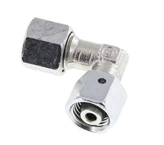 M14x1,5 x 8L Acero zincado Codo ajustable de 90 grados con cono de cierre y junta tórica 315 Bar DIN 2353