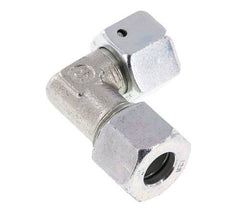 M20x1.5 x 12S Zinc plated Steel Adjustable 90 deg Elbow Fitting with Sealing cone and O-ring 630 Bar DIN 2353