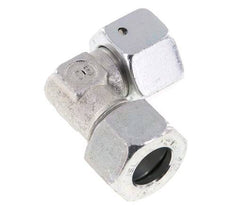 M22x1,5 x 15L Acero zincado Codo ajustable de 90 grados con cono de cierre y junta tórica 315 Bar DIN 2353