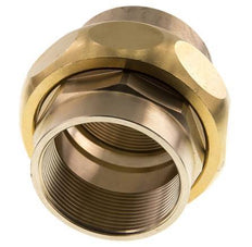 Rp 2'' Latón Doble Pezón 3 piezas con cierre cónico 16 Bar