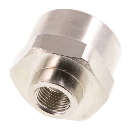G 1/2'' x G 1/8'' Enchufe de latón niquelado 16 Bar