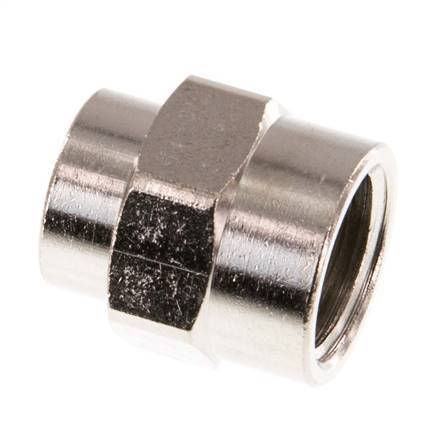 G 1/4'' x G 1/8'' Nickel plated Brass Socket 16 Bar [5 Pieces]