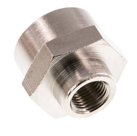 G 3/8'' x G 1/8'' Nickel plated Brass Socket 16 Bar [2 Pieces]