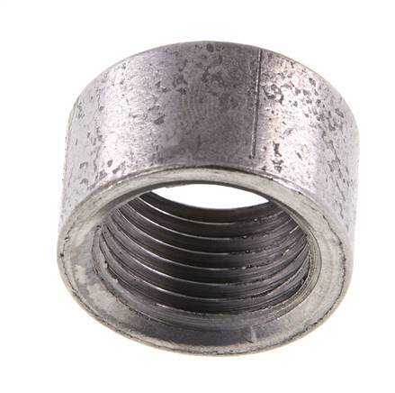 Rp 1/2'' x 26.6mm Steel Welding Socket 40 Bar DIN 2986 - 15mm [10 Pieces]
