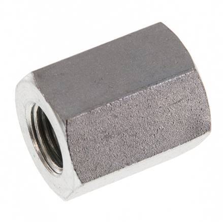 G 1/4'' x G 3/8'' Barra de acero galvanizado de 250 pulgadas - Hidráulica