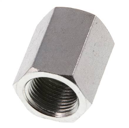 G 1/4'' x G 3/8'' Barra de acero galvanizado de 250 pulgadas - Hidráulica