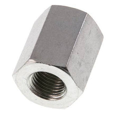 G 1/4'' x G 3/8'' Zinc plated Steel Socket 250 Bar - Hydraulic