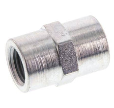 G 1/4'' Zinc plated Steel Socket 350 Bar - Hydraulic [2 Pieces]