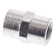 G 1/4'' Zinc plated Steel Socket 350 Bar - Hydraulic [2 Pieces]