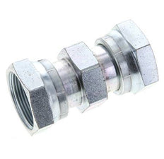 UN 1-11/16''-12 Zinc plated Steel Socket ORFS with Union nut 250 Bar - Hydraulic