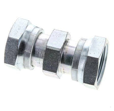 UN 1-11/16''-12 Zinc plated Steel Socket ORFS with Union nut 250 Bar - Hydraulic