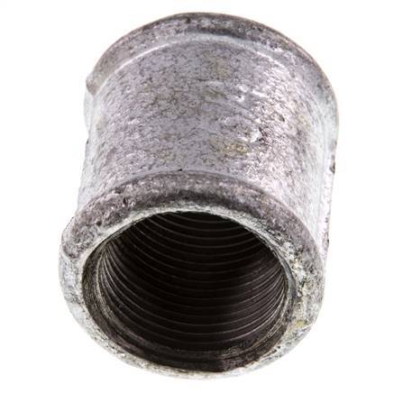 Rp 3/4'' Zinc plated Cast iron Round Socket 25 Bar [5 Pieces]