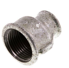 Rp 1'' x Rp 1/2'' Zinc plated Cast iron Round Socket 25 Bar [2 Pieces]