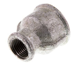 Rp 1'' x Rp 1/2'' Zinc plated Cast iron Round Socket 25 Bar [2 Pieces]