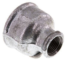 Rp 1 1/4'' x Rp 1/2'' Zinc plated Cast iron Round Socket 25 Bar [2 Pieces]