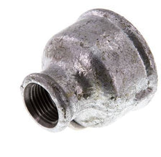 Rp 1 1/4'' x Rp 1/2'' Zinc plated Cast iron Round Socket 25 Bar [2 Pieces]